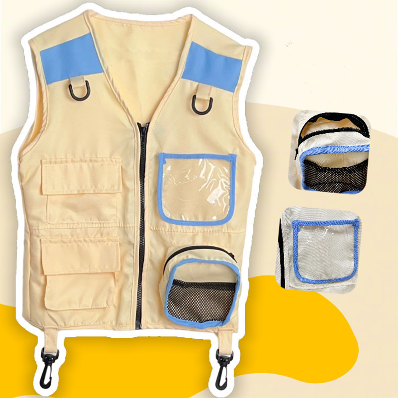 Kids Outdoor Clubhouse - Çocuk Explorer yelek oyna Pretend Cosplay