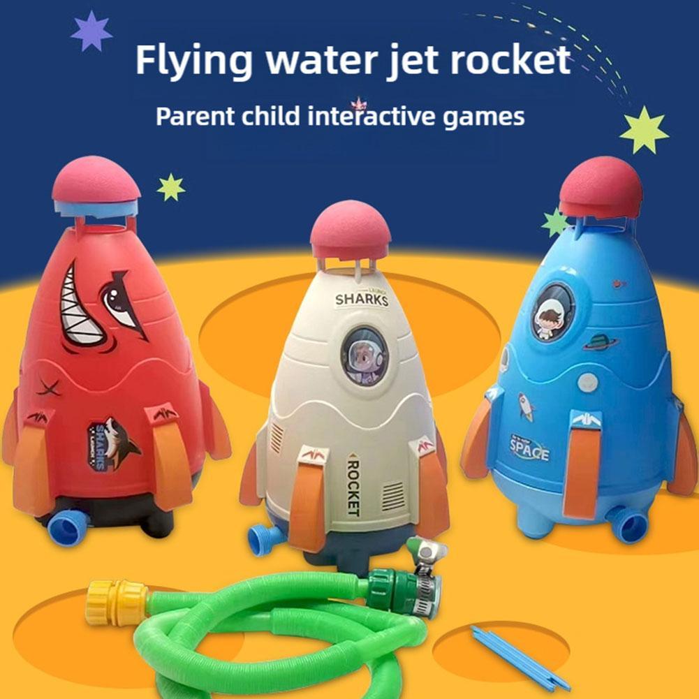 Kids Outdoor Water Play - Roketatar Oyuncaklar Roket Su Sprinkler Su