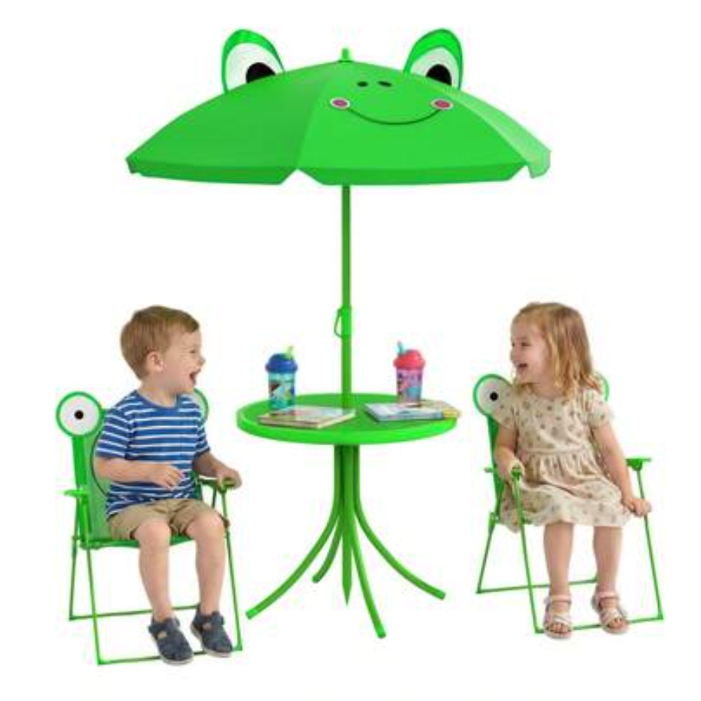 Kids Outdoor Folding Table - Çocuk Masa ve Sandalye Seti, Açık