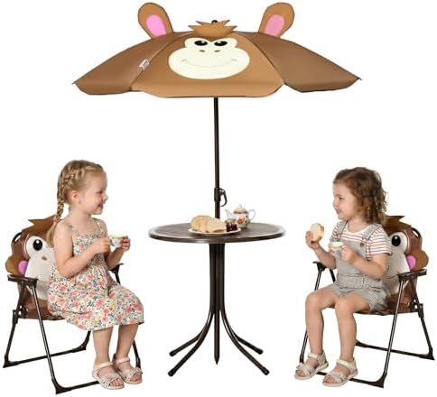 Kids Outdoor Folding Table - Çocuk Masa ve Sandalye Takımı Piknik