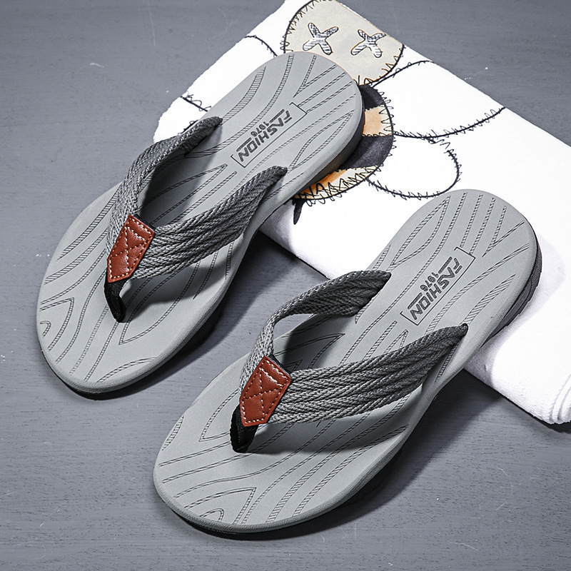 Kids Outdoor Water - Erkek Dokuma Çizgili Parmak Arası Terlik