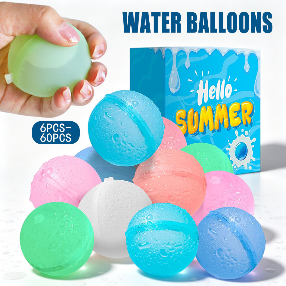 Kids Outdoor Water Play - Yeniden Kullanılabilir Su Balonları Doldurulabilir Su