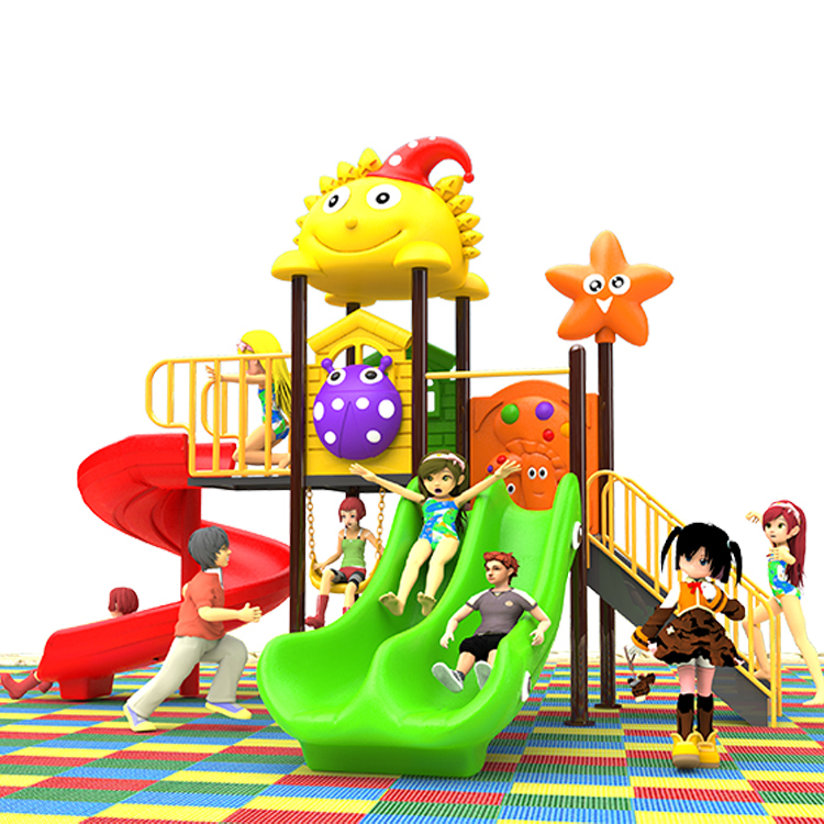 Kids Outdoor Swing Set With Slide - Büyük Açık Hava Eğlence Ekipmanları Çocuklar