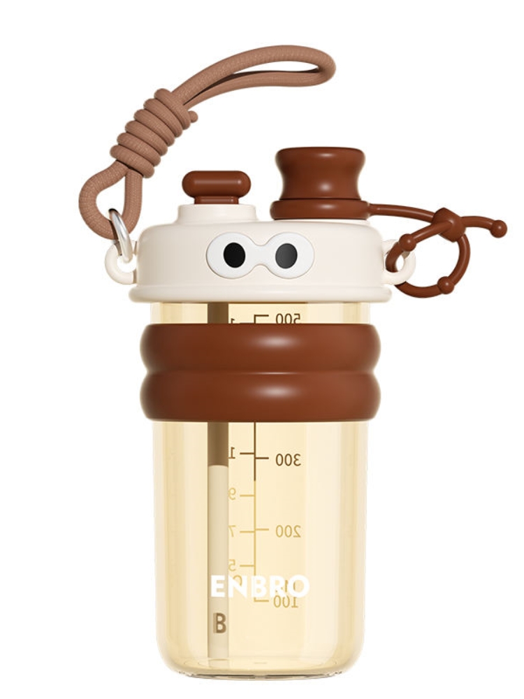 Kids Outdoor Water - 500ML Çocuk Karikatür Desenli Su Bardağı