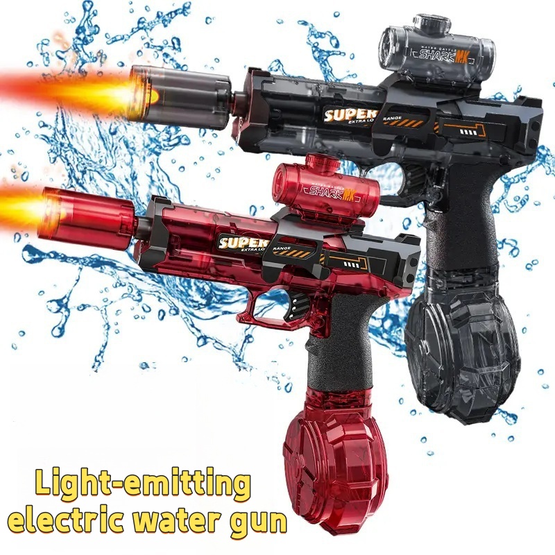 Kids Outdoor Water Play - LED Işıklı Elektrikli Su Tabancası Oyuncakları