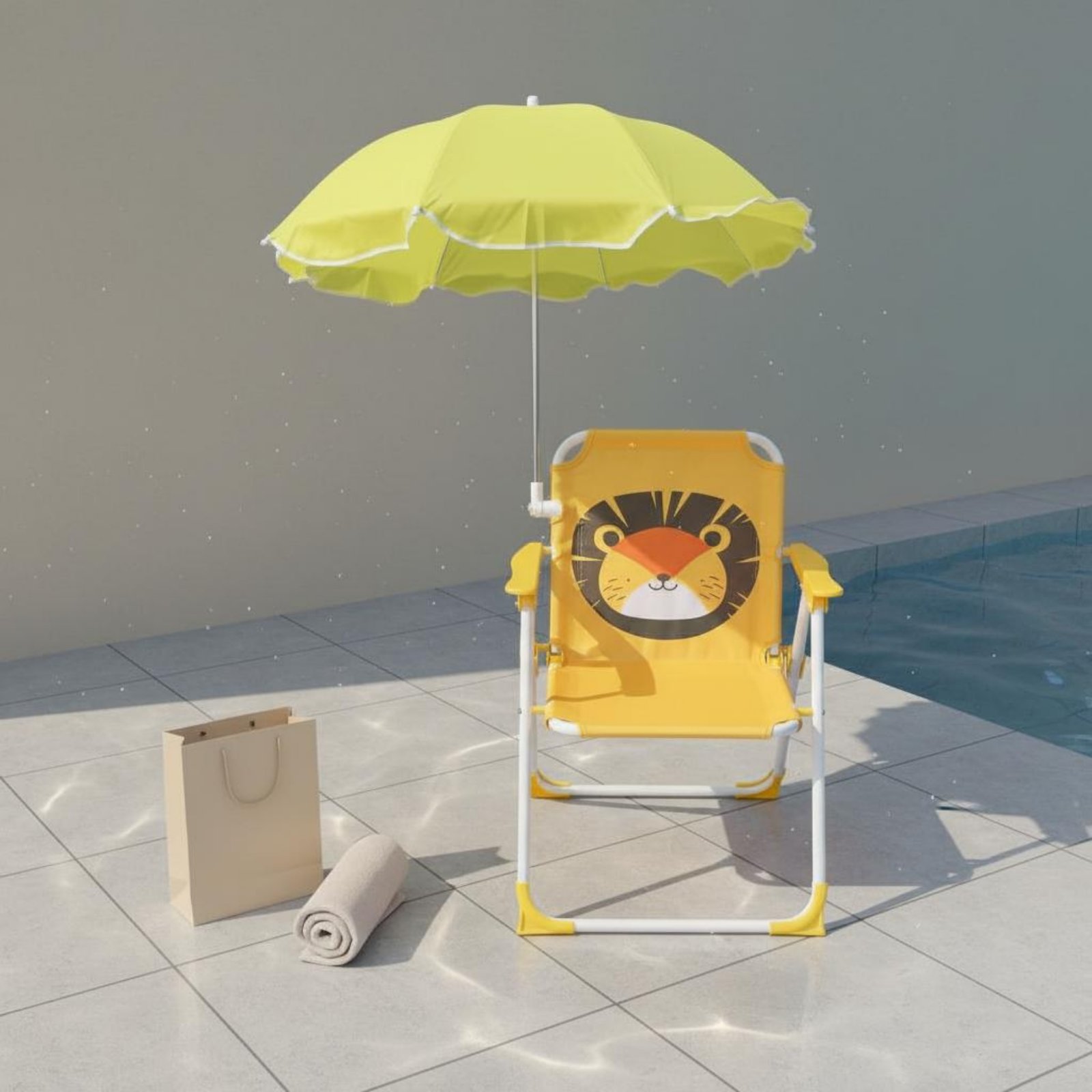 Açık Hava Çocuk Plaj Sandalyes - Kids Outdoor Umbrella Chair incelemesi ve fiyatı