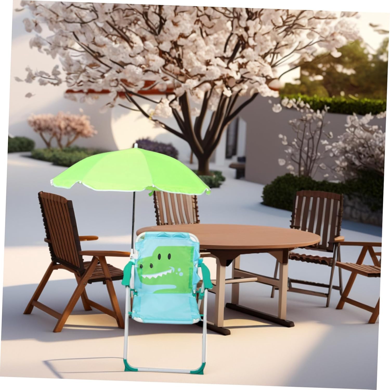 1 takım katlanır plaj sandalye - Kids Outdoor Umbrella Chair incelemesi ve fiyatı