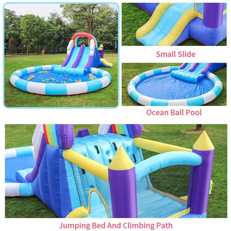 Dev Gökkuşağı Şişme Su Kaydıra - Kids Outdoor Water incelemesi ve fiyatı