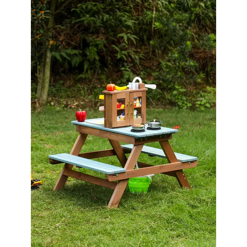 COMMIKI Ahşap Açık Hava Oyun M - Kids Outdoor Folding Table incelemesi ve fiyatı