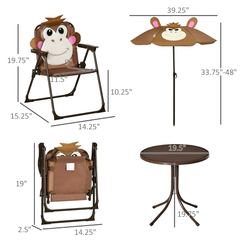 Sevimli Maymun Çocuklar İçin V - Kids Outdoor Umbrella Chair incelemesi ve fiyatı