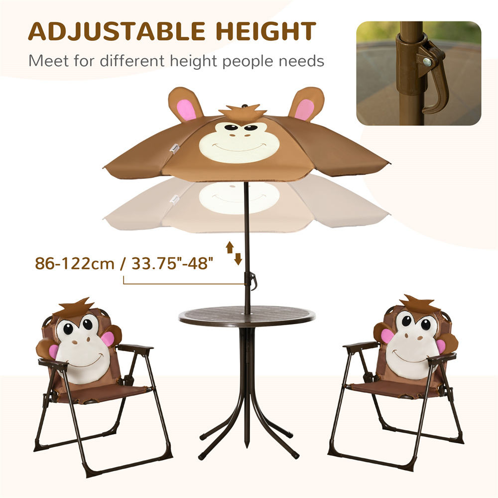Sevimli Maymun Çocuklar İçin V - Kids Outdoor Umbrella Chair incelemesi ve fiyatı