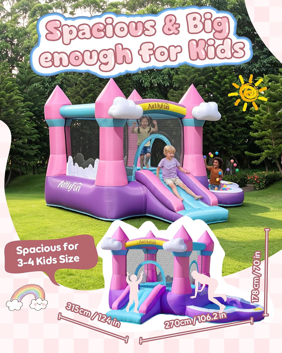 3-8 Yaş Çocuklar İçin Pembe İç - Kids Outdoor Water incelemesi ve fiyatı