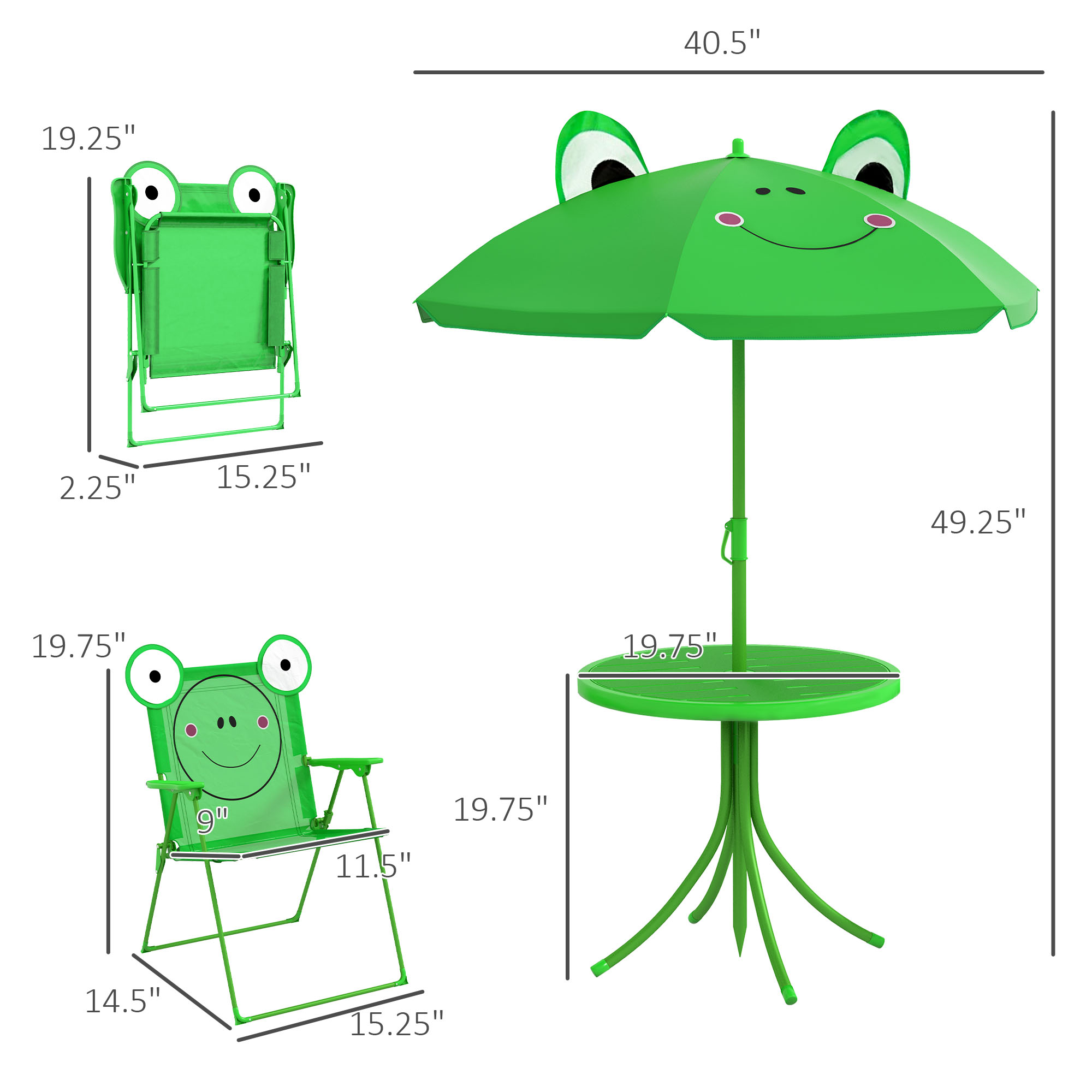 Çocuk Masa ve Sandalye Seti, K - Kids Outdoor Folding Table incelemesi ve fiyatı