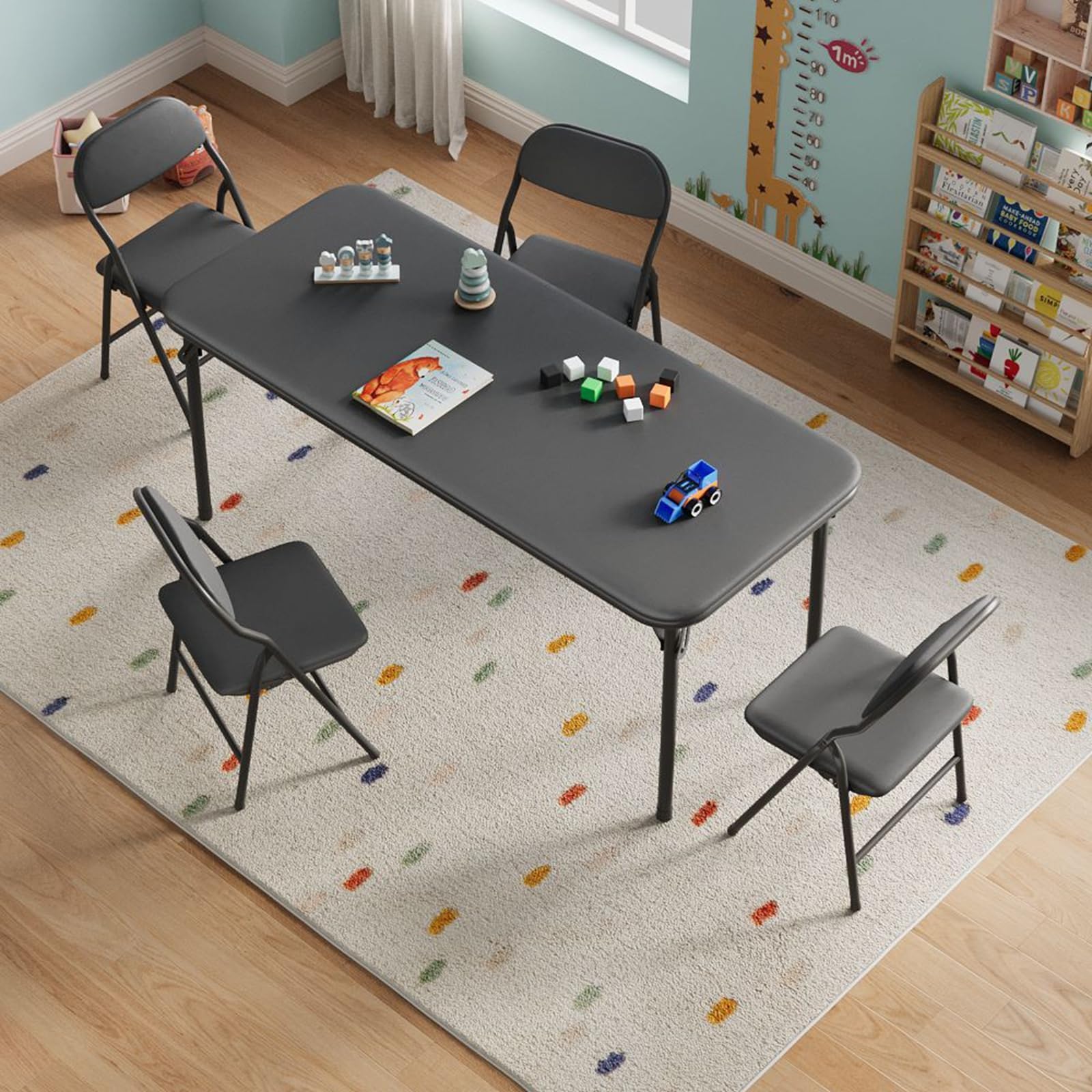 47 inç Dikdörtgen Katlanır Mas - Kids Outdoor Folding Table incelemesi ve fiyatı