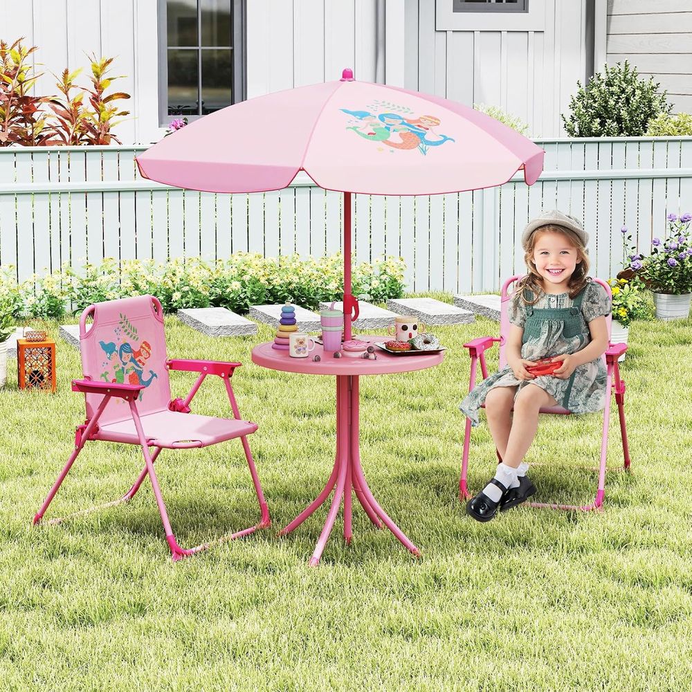 Çocuk Piknik Masası, 2 Katlanı - Kids Outdoor Umbrella Chair incelemesi ve fiyatı