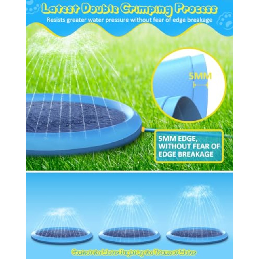 Çocuklar ve köpekler için açık - Sprinkler Splash Pad incelemesi ve fiyatı