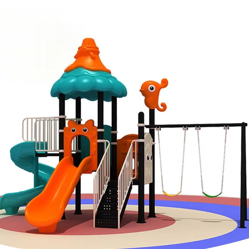 Büyük Dayanıklı Plastik Çocuk  - Kids Outdoor Swing Set With Slide incelemesi ve fiyatı