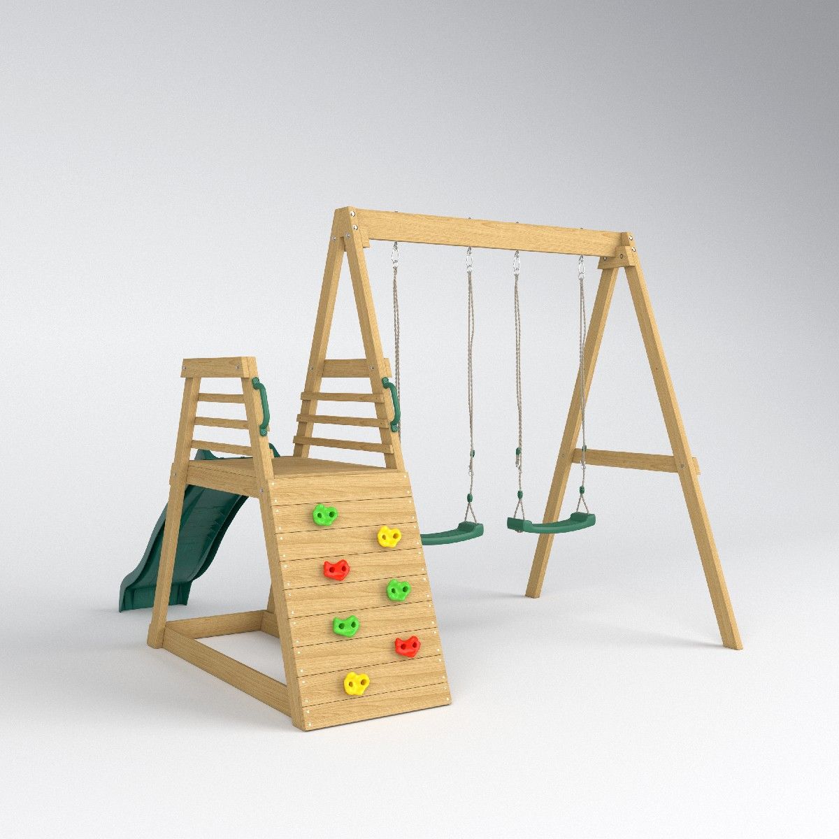 2026 Jungle Gym Kaydırak Salın - Kids Outdoor Swing Set With Slide incelemesi ve fiyatı