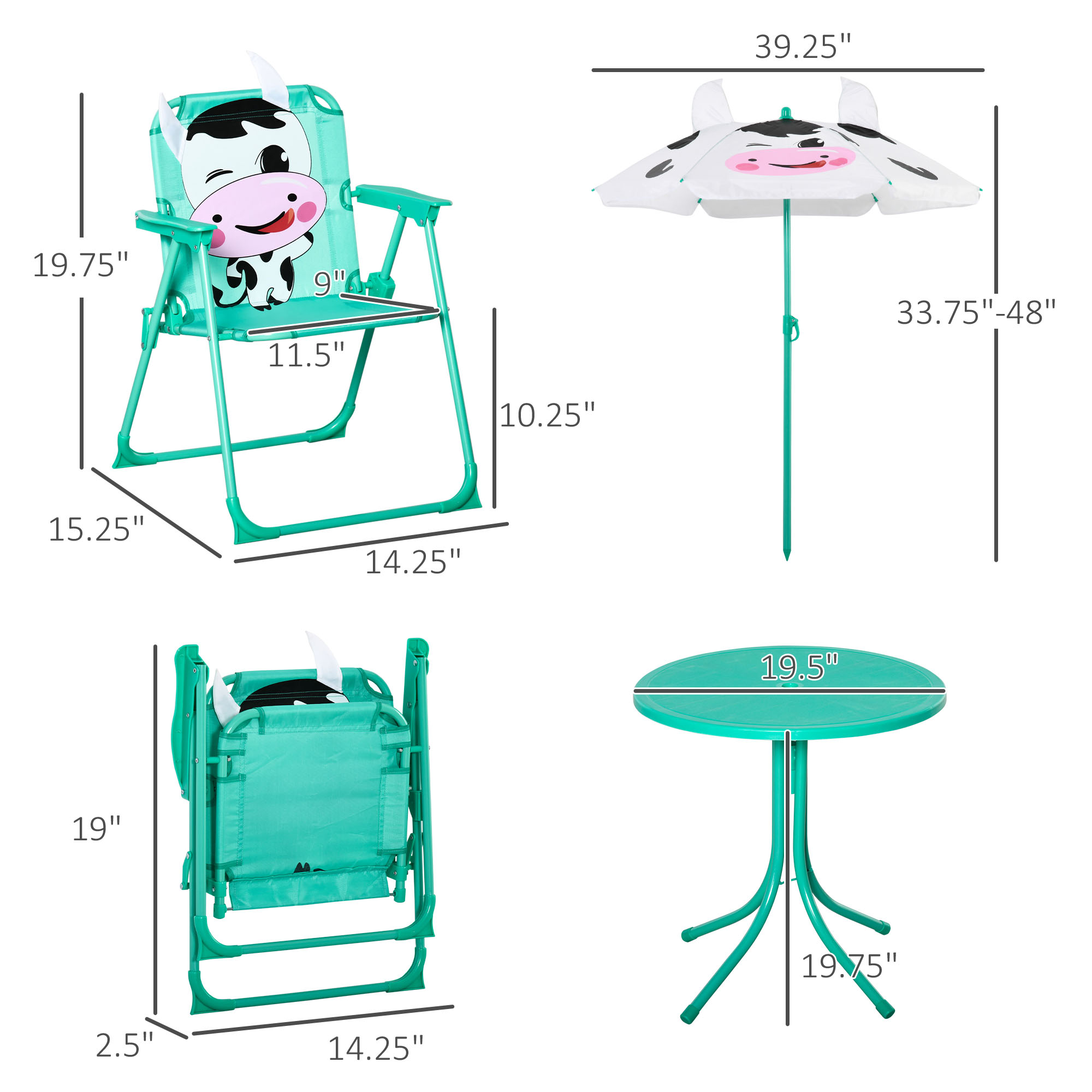 Çocuk Masa ve Sandalye Seti, K - Kids Outdoor Folding Table incelemesi ve fiyatı