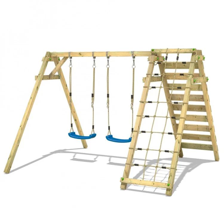 2026 Dış Mekan Ahşap Küçük Oyu - Kids Outdoor Swing Set With Slide incelemesi ve fiyatı