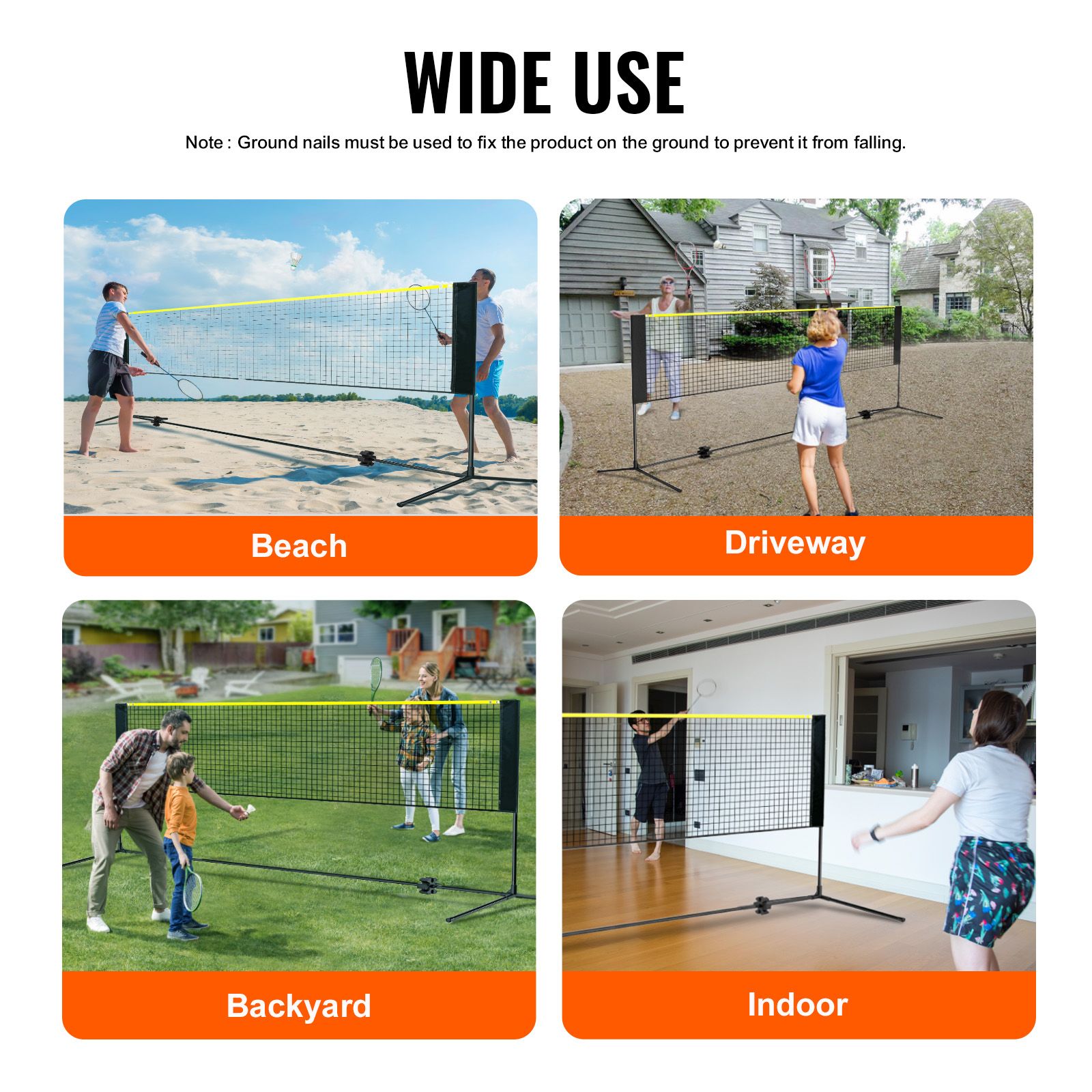 Badminton Filesi, Yüksekliği A - Kids Outdoor Volleyball incelemesi ve fiyatı