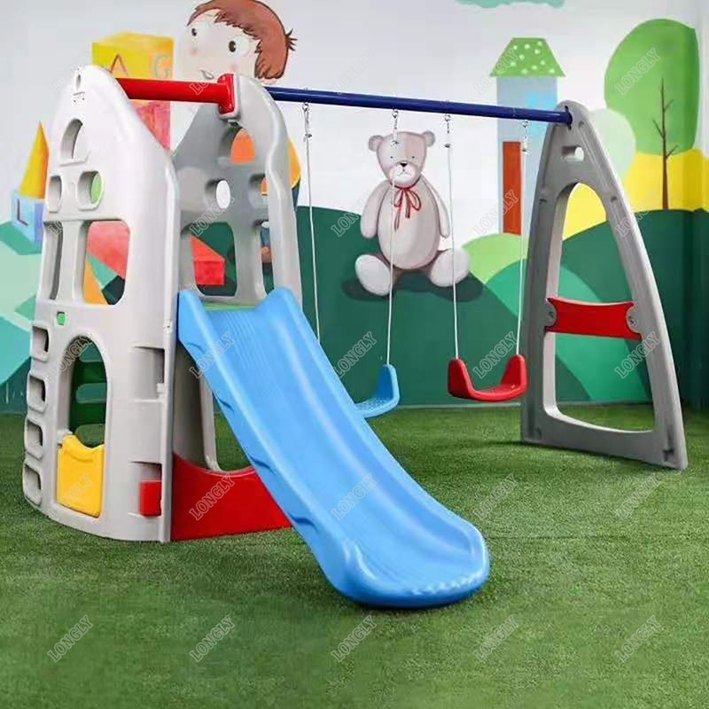 Arka Bahçe Plastik Kaydırak ve - Kids Outdoor Swing Set With Slide incelemesi ve fiyatı